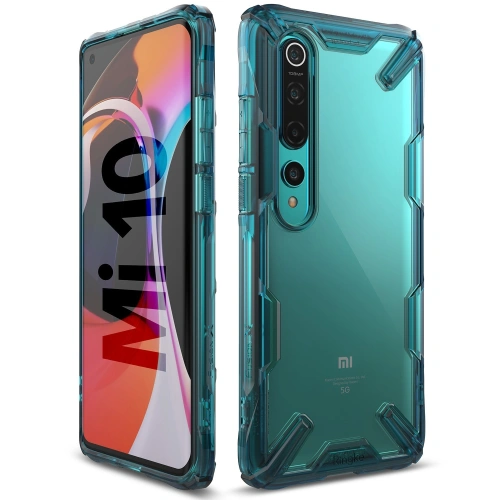 Kup Etui Ringke Fusion-X Xiaomi Mi 10/Pro Turquoise Green - RGK1169GRN - {ean13} - Sklep Home Screen