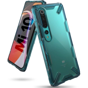 Kup Etui Ringke Fusion-X Xiaomi Mi 10/Pro Turquoise Green - RGK1169GRN - {ean13} - Sklep Home Screen