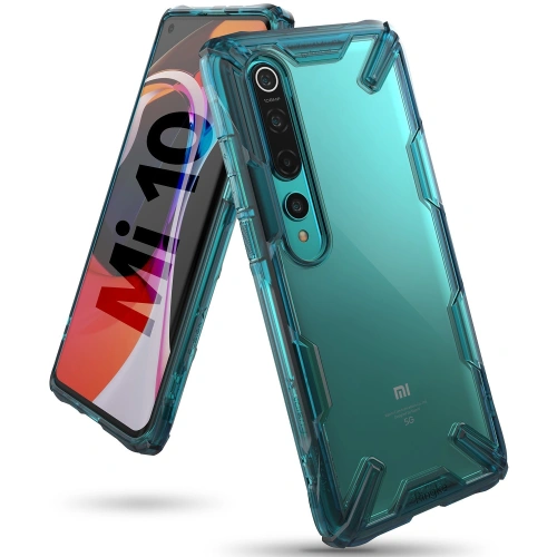 Kup Etui Ringke Fusion-X Xiaomi Mi 10/Pro Turquoise Green - RGK1169GRN - {ean13} - Sklep Home Screen
