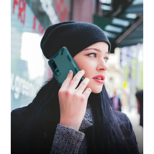 Kup Etui Ringke Fusion-X Xiaomi Mi 10/Pro Turquoise Green - RGK1169GRN - {ean13} - Sklep Home Screen