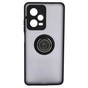 Kup Etui z uchwytem na palec Bizon Case Hybrid Ring do Xiaomi Redmi Note 12 Pro 5G przydymione z czarną ramką - BIZ2316 - {ean13} - Sklep Home Screen
