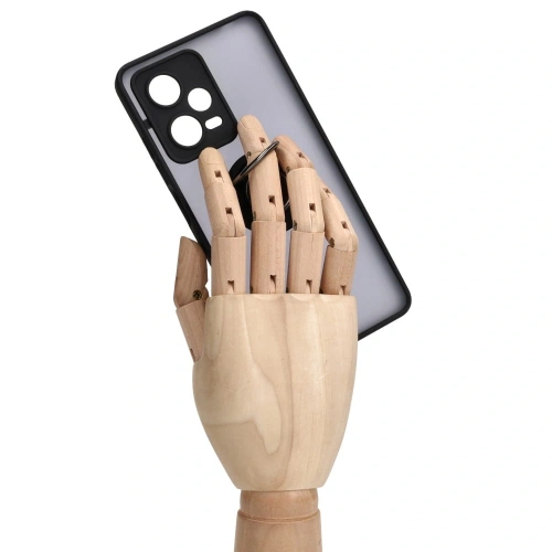 Kup Bizon Case Hybrid Ring Xiaomi Redmi Note 12 Pro 5G rauchig mit einem schwarzen Rahmen - BIZ2316 - {ean13} - Sklep Home Screen