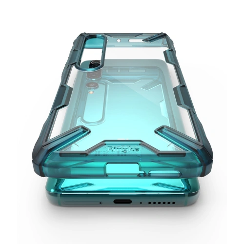 Kup Etui Ringke Fusion-X Xiaomi Mi 10/Pro Turquoise Green - RGK1169GRN - {ean13} - Sklep Home Screen