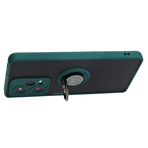 Kup Etui s úchopem na prst Bizon Case Hybrid Ring do Xiaomi Redmi Note 12 Pro 5G kouřové s tmavozeleným rámečkem - BIZ2317 - {ean13} - Sklep Home Screen