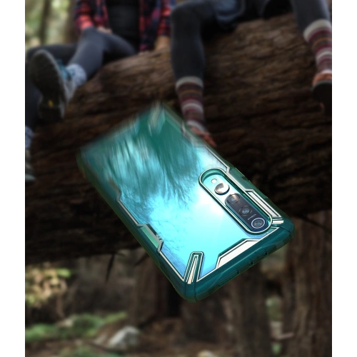 Kup Etui Ringke Fusion-X Xiaomi Mi 10/Pro Turquoise Green - RGK1169GRN - {ean13} - Sklep Home Screen