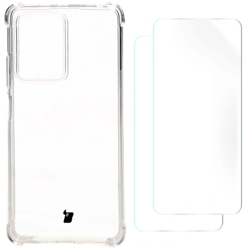 Kup Etui + 2x folia Bizon Case Clear Pack do Xiaomi POCO X5 Pro / Redmi Note 12 Pro 5G przezroczyste - BIZ2318 - {ean13} - Sklep Home Screen