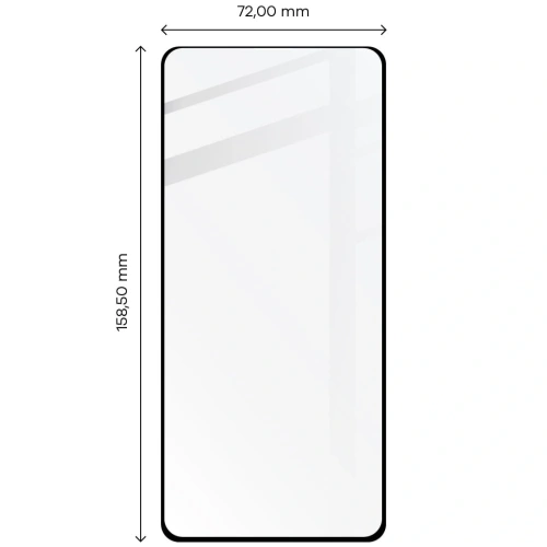 Buy Bizon Glass Edge 2 Redmi Note 12 Pro / 12 Pro+ 5G black - BIZ2324 - {ean13} - Home Screen Store Europe
