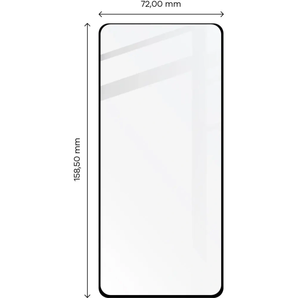 Szkło hartowane Bizon Glass Edge 2 do Redmi Note 12 Pro / 12 Pro+ 5G czarne