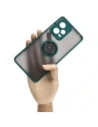 Buy Bizon Case Hybrid Ring Xiaomi Redmi Note 12 Pro+ 5G smoky with a dark green frame - BIZ2326 - {ean13} - Home Screen Store Europe