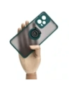 Buy Bizon Case Hybrid Ring Xiaomi Redmi Note 12 Pro+ 5G smoky with a dark green frame - BIZ2326 - {ean13} - Home Screen Store Europe