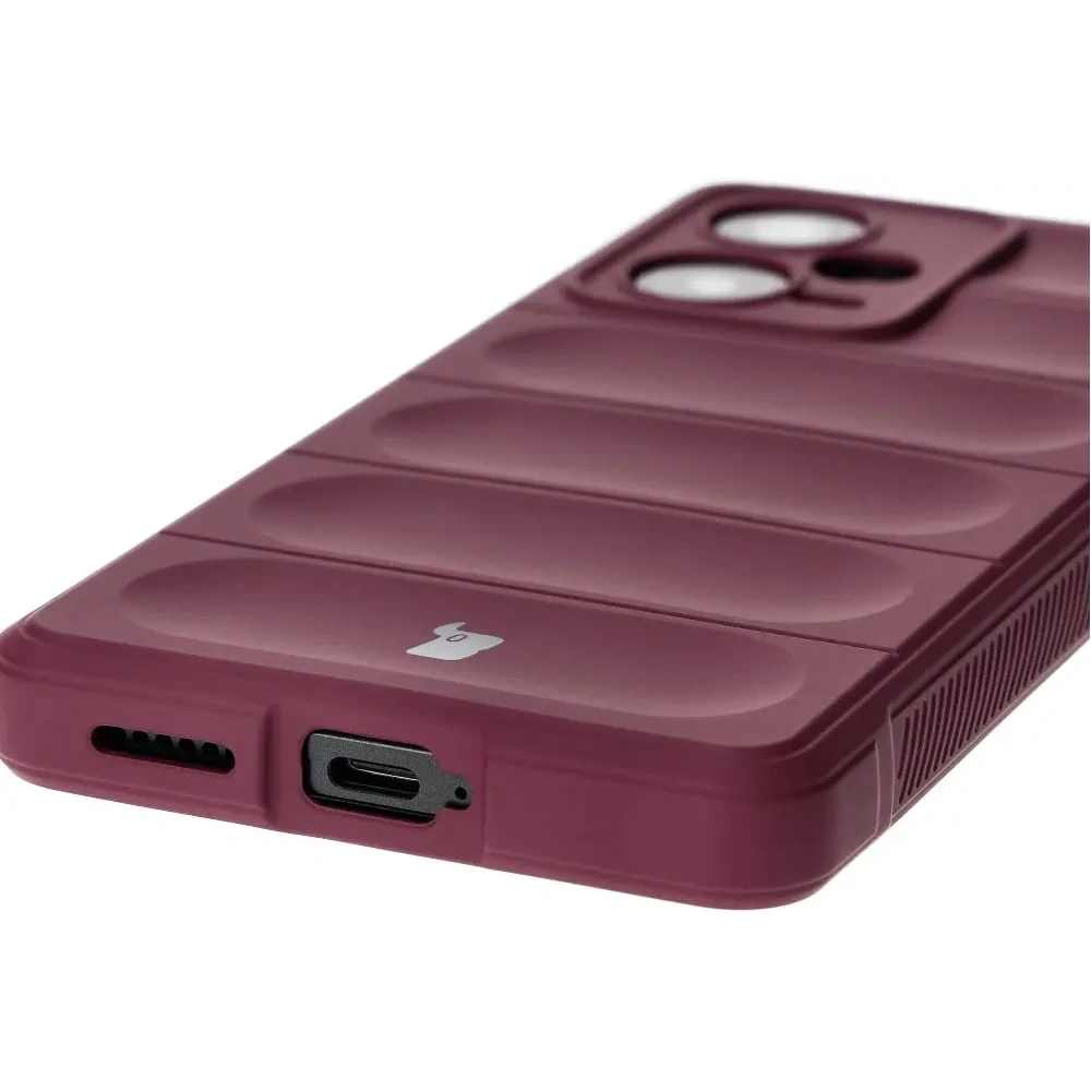 Pancerne etui Bizon Case Tur do Xiaomi Redmi Note 12 Pro+ 5G ciemnofioletowe