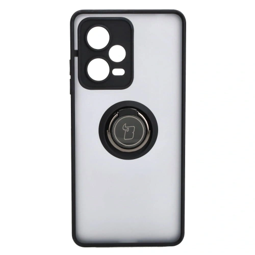 Buy Bizon Case Hybrid Ring Xiaomi Redmi Note 12 Pro+ 5G smoky with a black frame - BIZ2330 - {ean13} - Home Screen Store Europe