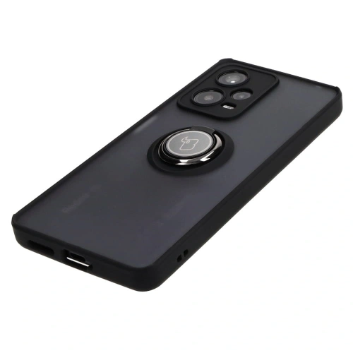 Buy Bizon Case Hybrid Ring Xiaomi Redmi Note 12 Pro+ 5G smoky with a black frame - BIZ2330 - {ean13} - Home Screen Store Europe