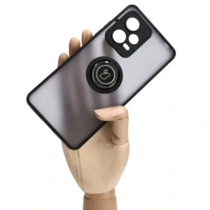 Kup Etui s úchytem na prst Bizon Case Hybrid Ring pro Xiaomi Redmi Note 12 Pro+ 5G kouřové s černým rámečkem - BIZ2330 - {ean13} - Sklep Home Screen