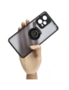 Buy Bizon Case Hybrid Ring Xiaomi Redmi Note 12 Pro+ 5G smoky with a black frame - BIZ2330 - {ean13} - Home Screen Store Europe