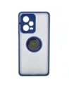 Buy Bizon Case Hybrid Ring Xiaomi Redmi Note 12 Pro+ 5G smoky with a navy blue frame - BIZ2331 - {ean13} - Home Screen Store Europe