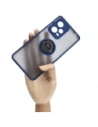 Kup Bizon Case Hybrid Ring Xiaomi Redmi Note 12 Pro+ 5G fumuriu cu un cadru albastru închis - BIZ2331 - {ean13} - Sklep Home Screen