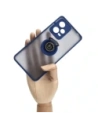 Buy Bizon Case Hybrid Ring Xiaomi Redmi Note 12 Pro+ 5G smoky with a navy blue frame - BIZ2331 - {ean13} - Home Screen Store Europe