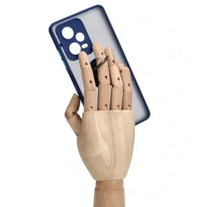 Kup Etui z uchwytem na palec Bizon Case Hybrid Ring do Xiaomi Redmi Note 12 Pro+ 5G przydymione z granatową ramką - BIZ2331 - {ean13} - Sklep Home Screen