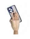 Buy Bizon Case Hybrid Ring Xiaomi Redmi Note 12 Pro+ 5G smoky with a navy blue frame - BIZ2331 - {ean13} - Home Screen Store Europe
