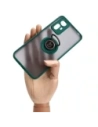 Kup Etui s úchytem na prst Bizon Case Hybrid Ring pro Xiaomi Redmi Note 12S kouřové s tmavě zeleným rámem - BIZ2332 - {ean13} - Sklep Home Screen