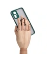 Kup Etui s úchytem na prst Bizon Case Hybrid Ring pro Xiaomi Redmi Note 12S kouřové s tmavě zeleným rámem - BIZ2332 - {ean13} - Sklep Home Screen