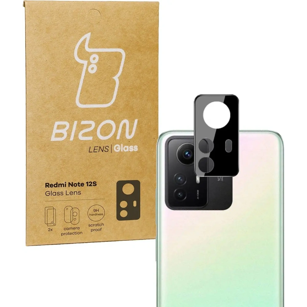 Szkło na aparat Bizon Glass Lens do Redmi Note 12S [2 PACK]