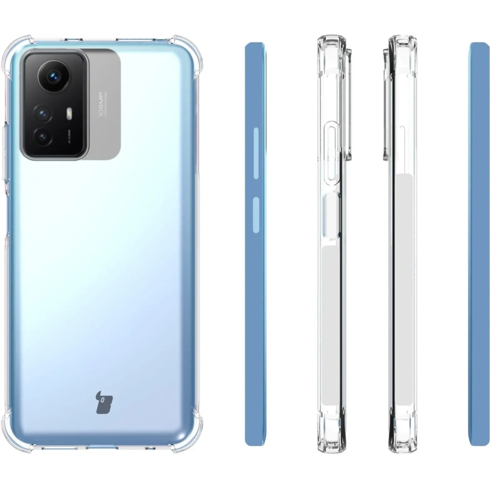 Elastyczne etui Bizon Case Salpa do Xiaomi Redmi Note 12S przezroczyste