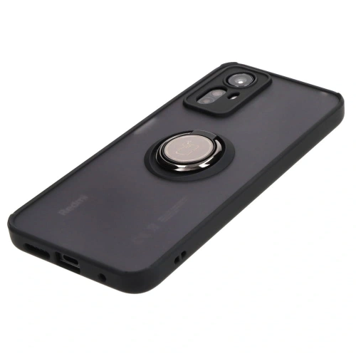 Kup Bizon Case Hybrid Ring Xiaomi Redmi Note 12S rauchig mit einem schwarzen Rahmen - BIZ2336 - {ean13} - Sklep Home Screen