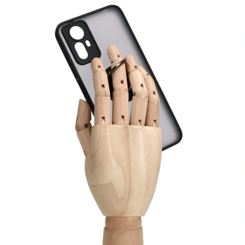 Kup Bizon Case Hybrid Ring Xiaomi Redmi Note 12S rauchig mit einem schwarzen Rahmen - BIZ2336 - {ean13} - Sklep Home Screen