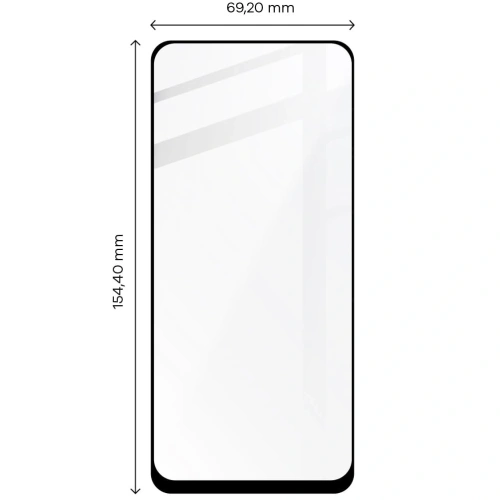 Buy Bizon Glass Edge 2 Xiaomi Redmi Note 12S black - BIZ2338 - {ean13} - Home Screen Store Europe