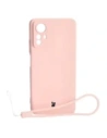 Etui Bizon Case Silicone do Xiaomi Redmi Note 12S světle růžové