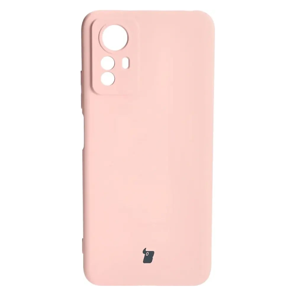 Etui Bizon Case Silicone do Xiaomi Redmi Note 12S jasnoróżowe