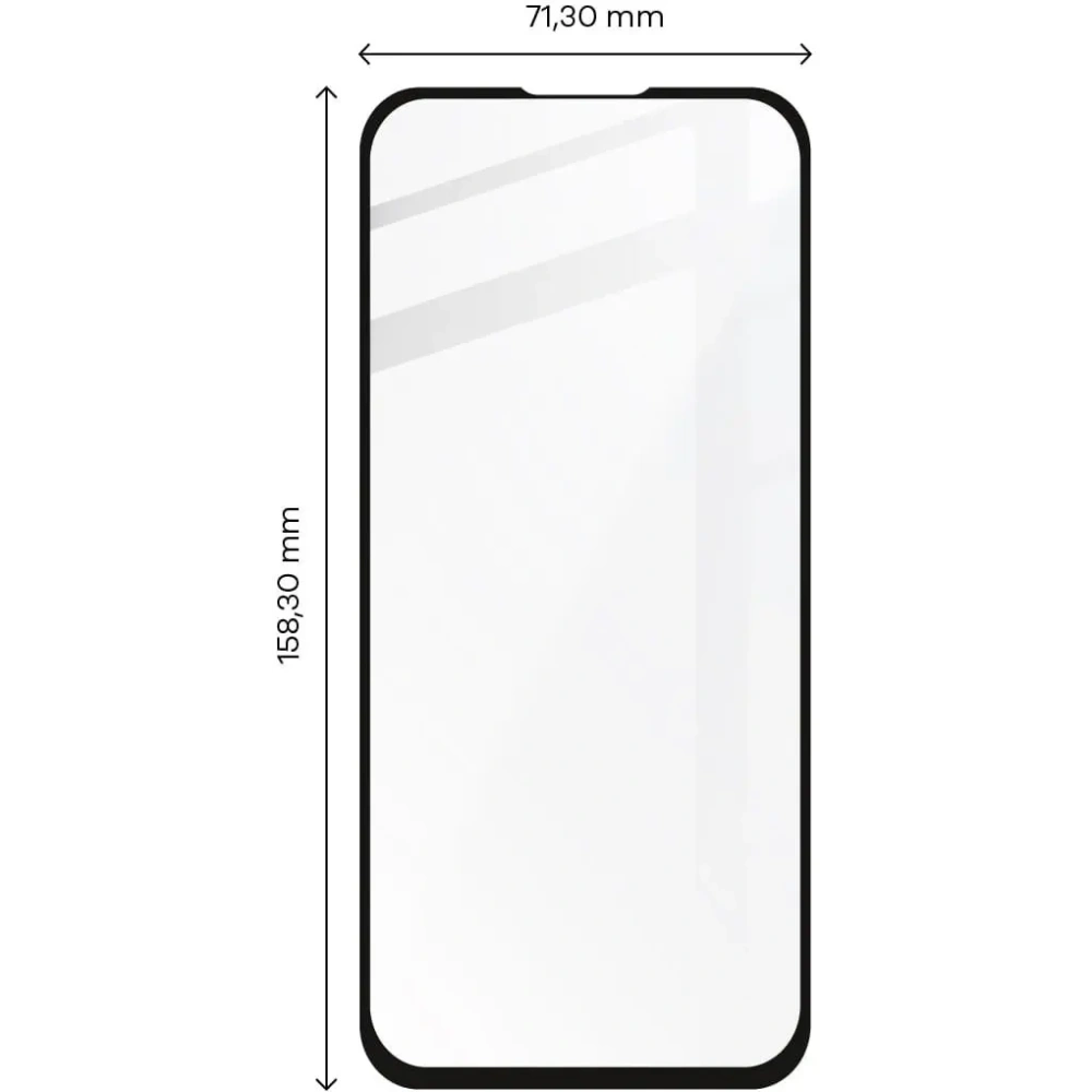 Szkło hartowane Bizon Glass Edge do Redmi Note 9S/ 9 Pro/ 9 Pro Max czarne