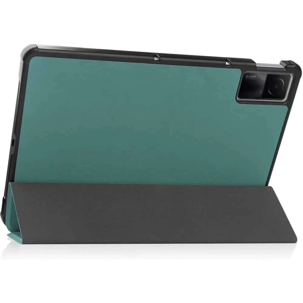 Etui Bizon Case Tab Croc do Xiaomi Redmi Pad 10.6 2022 ciemnozielone