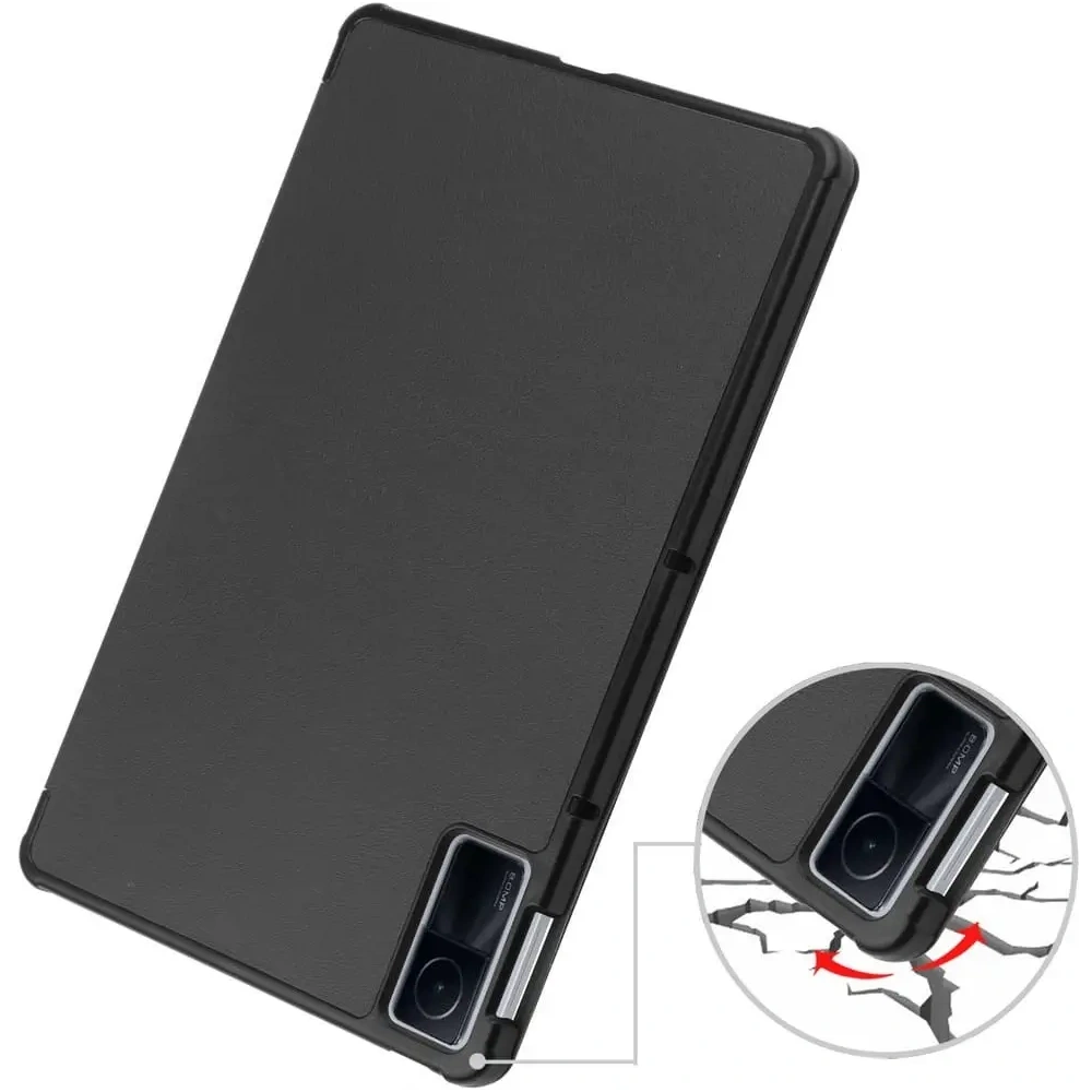 Etui Bizon Case Tab Croc do Xiaomi Redmi Pad 10.6 2022 czarne