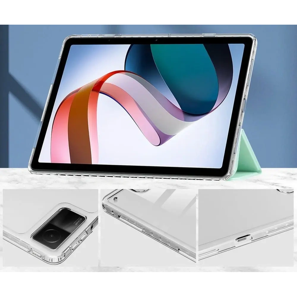 Etui Bizon Case Tab Clear Satin do Xiaomi Redmi Pad 10.6 2022 miętowe