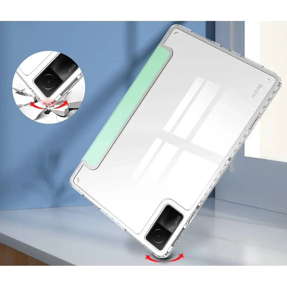 Etui Bizon Case Tab Clear Satin do Xiaomi Redmi Pad 10.6 2022 miętowe