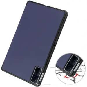 Bizon Case Tab Croc Xiaomi Redmi Pad 10.6 2022 navy blue