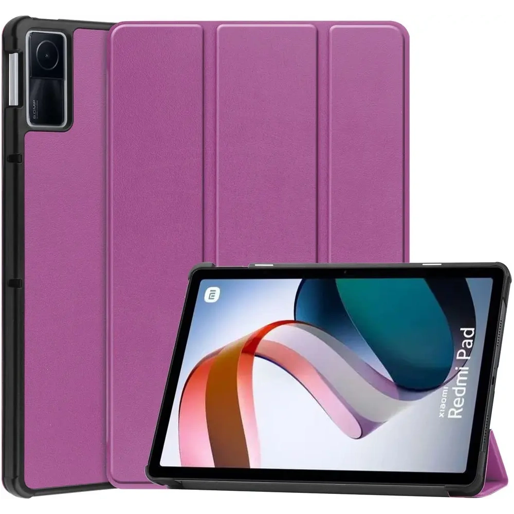 Etui Bizon Case Tab Croc do Xiaomi Redmi Pad 10.6 2022 ciemnofioletowe