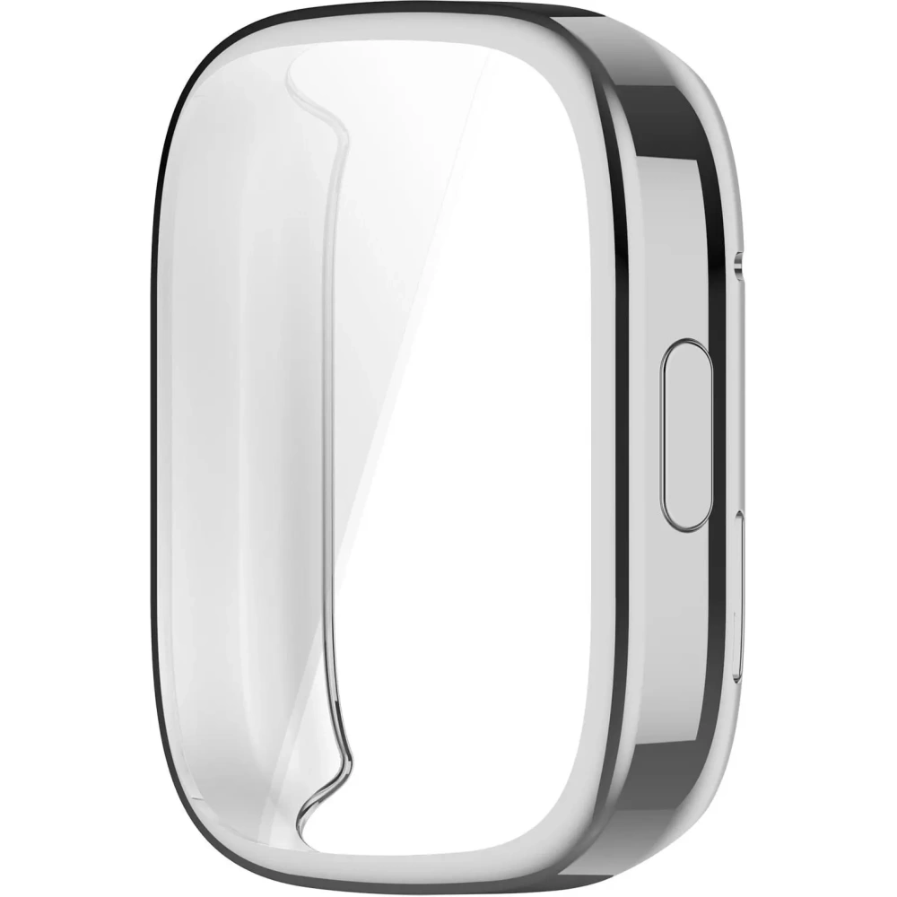 Etui z osłoną ekranu Bizon Case Watch Felipe do Xiaomi Redmi Watch 3 srebrne