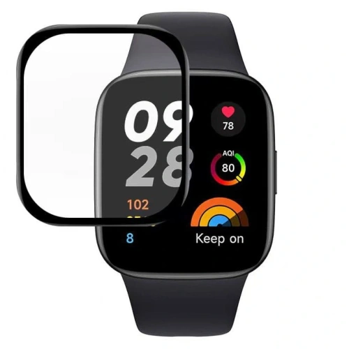 Kup Szkło hybrydowe Bizon Glass Edge Hybrid do Xiaomi Redmi Watch 3 czarne - BIZ2354 - {ean13} - Sklep Home Screen