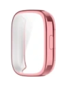 Etui z osłoną ekranu Bizon Case Watch Felipe do Xiaomi Redmi Watch 3 różowe