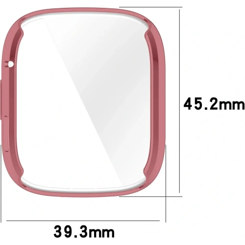 Kup Etui z osłoną ekranu Bizon Case Watch Felipe do Xiaomi Redmi Watch 3 różowe - BIZ2356 - {ean13} - Sklep Home Screen