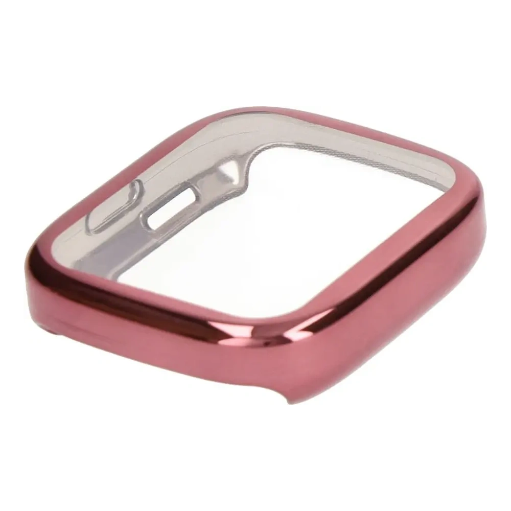 Etui z osłoną ekranu Bizon Case Watch Felipe do Xiaomi Redmi Watch 3 różowe