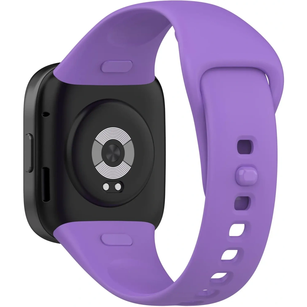 Pasek Bizon Strap Watch Dots do Xiaomi Redmi Watch 3 fioletowy