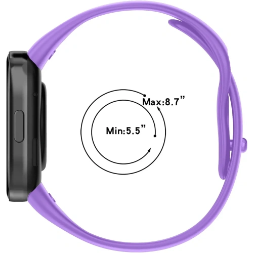 Kup Pasek Bizon Strap Watch Dots do Xiaomi Redmi Watch 3 fialový - BIZ2358 - {ean13} - Sklep Home Screen