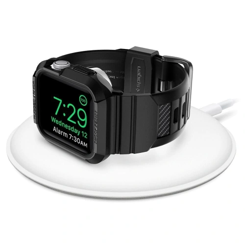 Kup Pasek Spigen Rugged Armor Pro Apple Watch 4/5/6/7/SE 40/41mm Black - SPN1045BLK - {ean13} - Sklep Home Screen