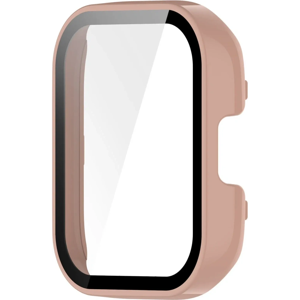 Etui Bizon Case+Glass Set do Xiaomi Redmi Watch 3 różowe