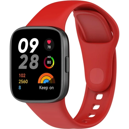 Kup Pasek Bizon Strap Watch Dots do Xiaomi Redmi Watch 3 czerwony - BIZ2364 - {ean13} - Sklep Home Screen